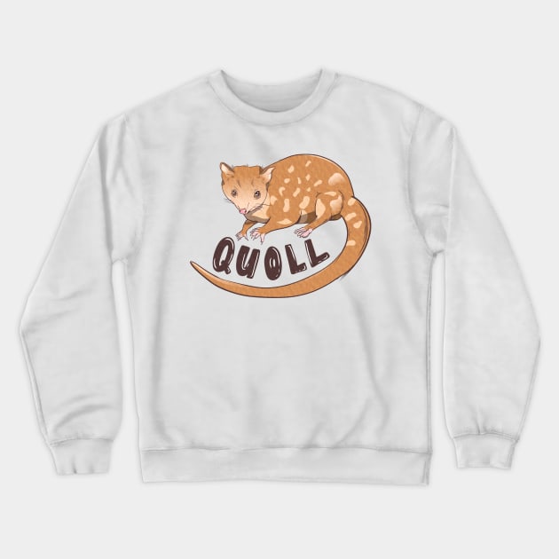 Quoll CUTE MARSUPIAL ANIMAL Crewneck Sweatshirt by mailboxdisco